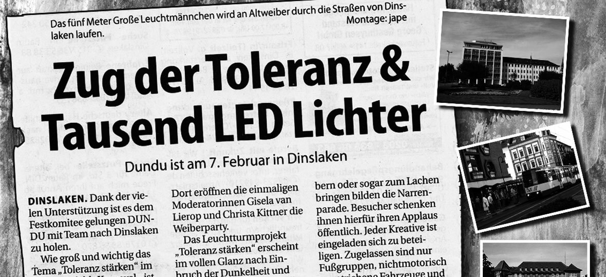 Tolerantes Dinslaken - Projekte 2012 - Zug der Toleranz - Narrenparade