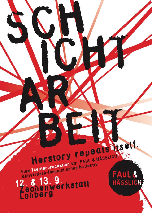 Tolerantes Dinslaken - Projekte 2020 - Theaterabend - Schichtarbeit - Plakat