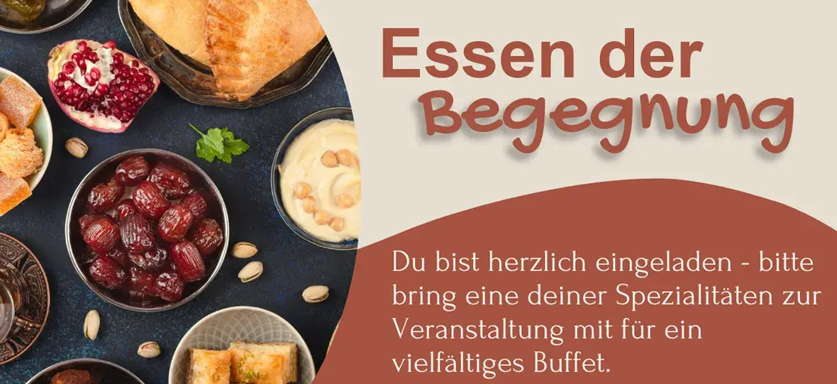 Ausschnitt des Plakates zur Ankündigung der Veranstaltung.